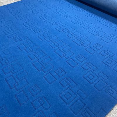 موکت نمدی طرح برجسته آبی - Image 2