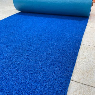 رول اسفنجی آبی پشت pvc