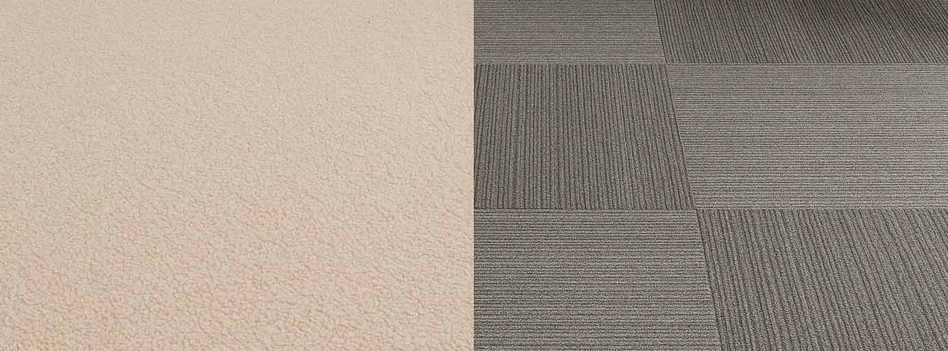 تفاوت موکت‌های رول و تایل