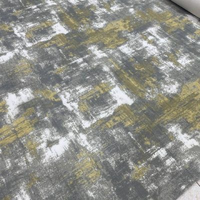 موکت پرز بلند کلکته طوسی طلایی - Image 3